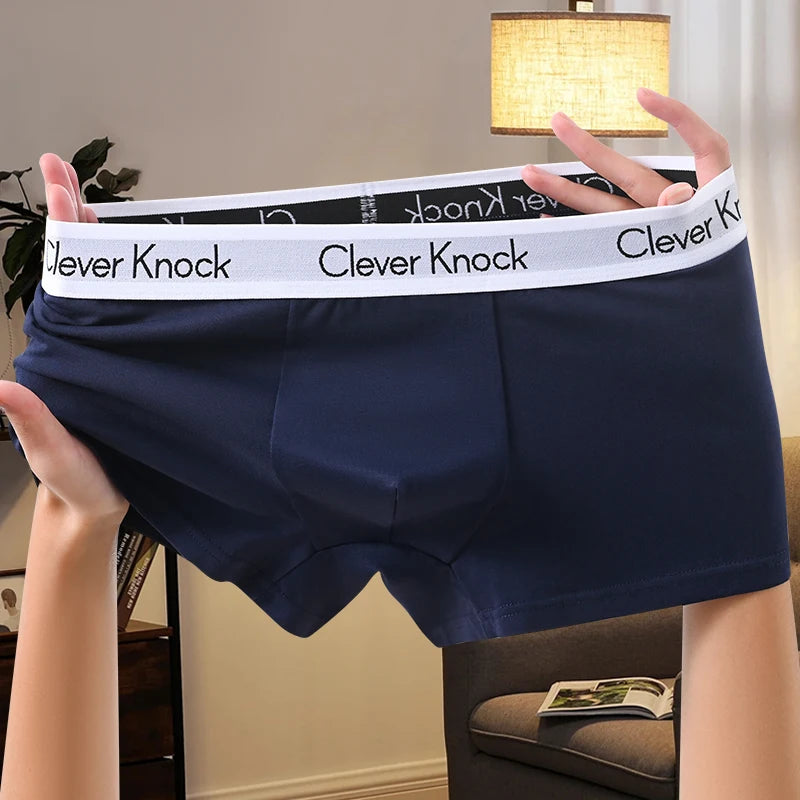 1 Stücke Boxershorts männer Unterwäsche Sexy Höschen Baumwolle Solide Mann Unterhose Männliche Boxer Homme U Konvexen Dessous Kostenloser Versand