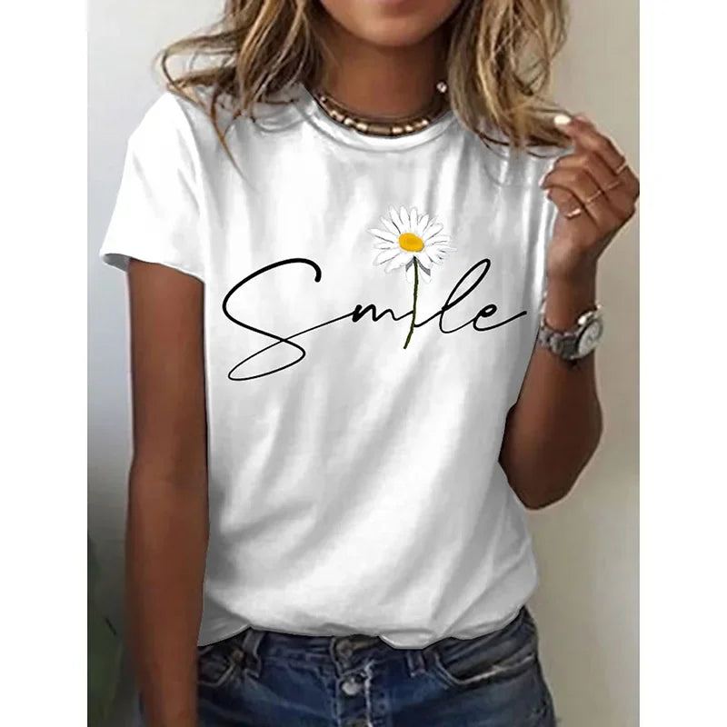 2024 sommer Neue Retro frauen T-shirt Rotes Herz Mode 3D Druck Kurzen ärmeln Casual Straße Sport O Kragen damen Hemd