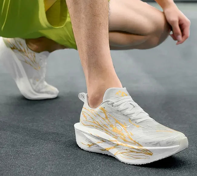 5.0 MIX Carbon-Platten-Laufschuhe für Herren und Damen Renn-Marathon Stabile Rückfederung Stoßdämpfende Trainingsschuhe