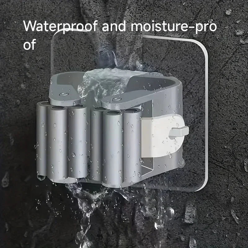 Wand Besen Haken Küche Zubehör Selbst-klebe Mopp Halter Besen Ständer Wand Montiert Shampoo Halter Kehr Pinsel Haken