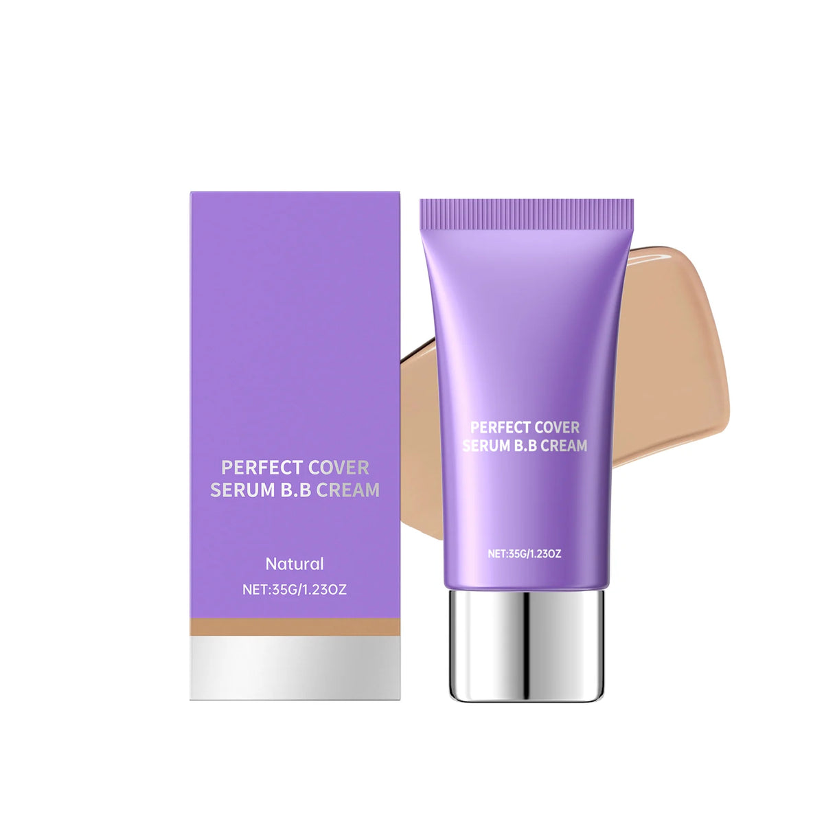 BB Cream Foundation Perfect Cover Concealer Wasserdichter Hyaluronsäure Farbkorrigierende CC-Creme Aufhellende Basis-Make-up-Grundierung