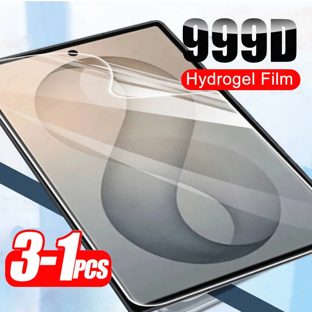 3-1 Stück Hydrogel-Folie für Samsung Galaxy Z Fold8 5G HD Full Cover Ultradünner weicher Displayschutz für Galaxy Z Fold8, kein Glas