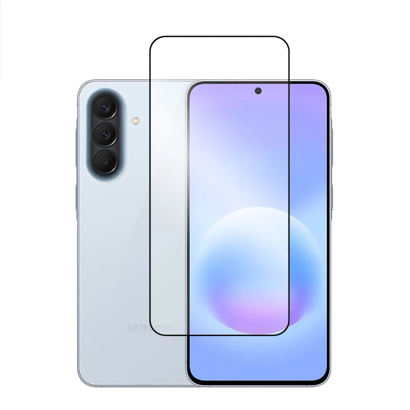 6in1 Schutzglas für Samsung Galaxy A57, für Samsung A07 A17 A37 A57, gehärtetes Glas, 2.5D Vollschutz-Displayschutzfolie für A57, Linsenschutzfolie