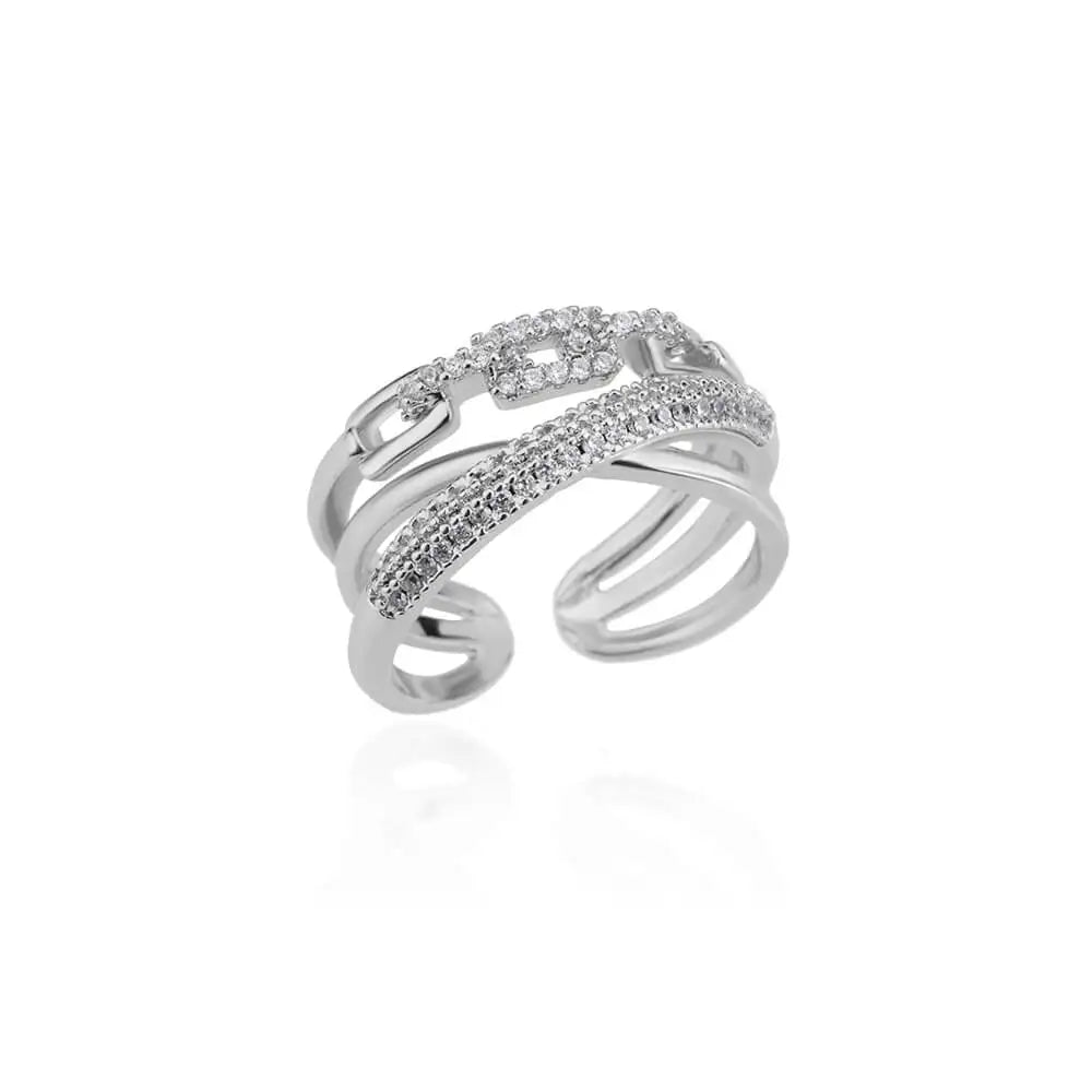 Edelstahl Runde Ringe Für Frauen Zirkon Geometrische Gold Farbe Kristall Ring Ästhetischen Hochzeit Schmuck Geschenk Bague Femme