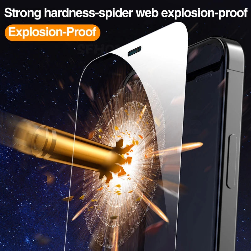 4 Stück gehärtetes Glas für iPhone 15 14 13 12 11 Pro max x xs xr xs max 14 15 plus Displays chutz folie für iPhone 14 15 Pro Max Glas
