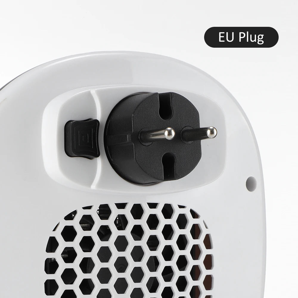 Ultradünner tragbarer, wiederaufladbarer elektrischer Mini-Tischventilator, LED-Anzeige, 5 einstellbare Geschwindigkeiten, Kühltischventilator für Büro, Camping
