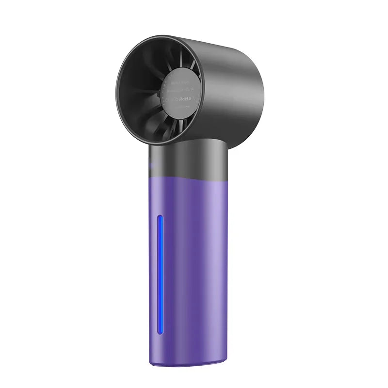 Tragbarer Sommer-Luftbefeuchter-Ventilator, Mini-Ventilator mit 5 Windgeschwindigkeiten, USB-wiederaufladbarer Hand-Sprühventilator, Wassersprüh-Nebelventilator, Mini-Ventilator für den Außenbereich