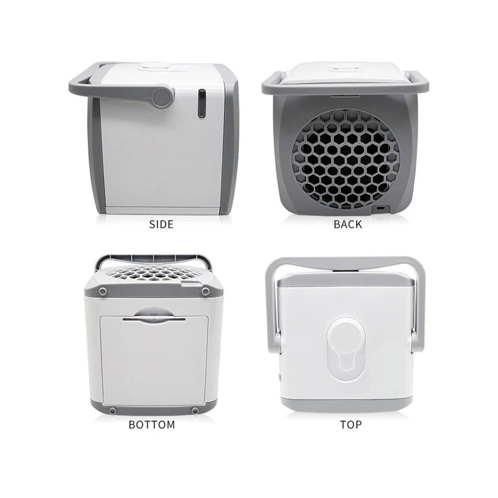 Tragbare Klimaanlage persönlicher Luftkühler USB persönlicher Desktop-Lüfter Mini-Luft-Desktop-Luftbe feuchter Lüfter