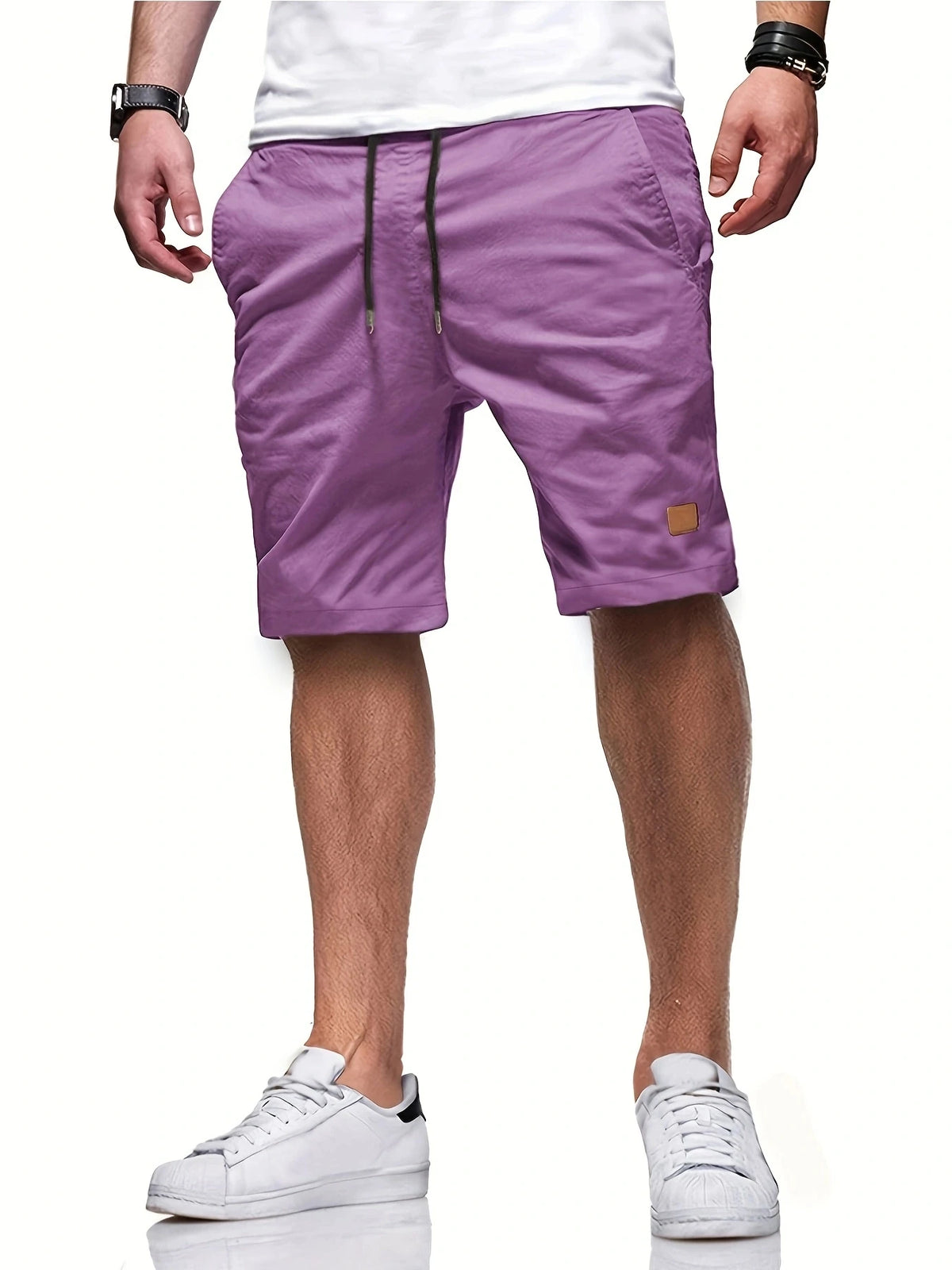 Neue Herren-Freizeitshorts, Bermuda-Shorts, Fitness-Jogging-Shorts, Vintage-Cargoshorts mit elastischem Bund