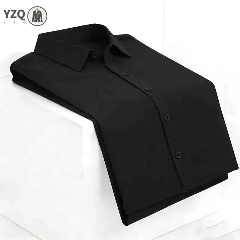 Herren Soft-Touch Schwarzes Kurzarm-Hemd Hautfreundliches Lässiges Alltags-T-Shirt