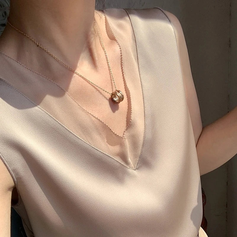 modische Sommer-elegante Tunika für Damen, Hemden und Blusen, Schwarz, Vintage-Büro, Kunstsatin, Seide, Basic-Chiffon-Tops für Damen