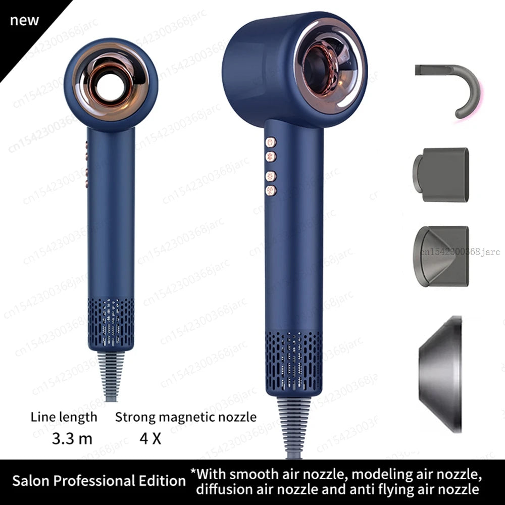 220V 1600W Super Haartrockner Blattloser Haartrockner Persönliche Haarpflege Styling Negativ-Ionen-Werkzeug Konstante Anion Elektrische Haartrockner