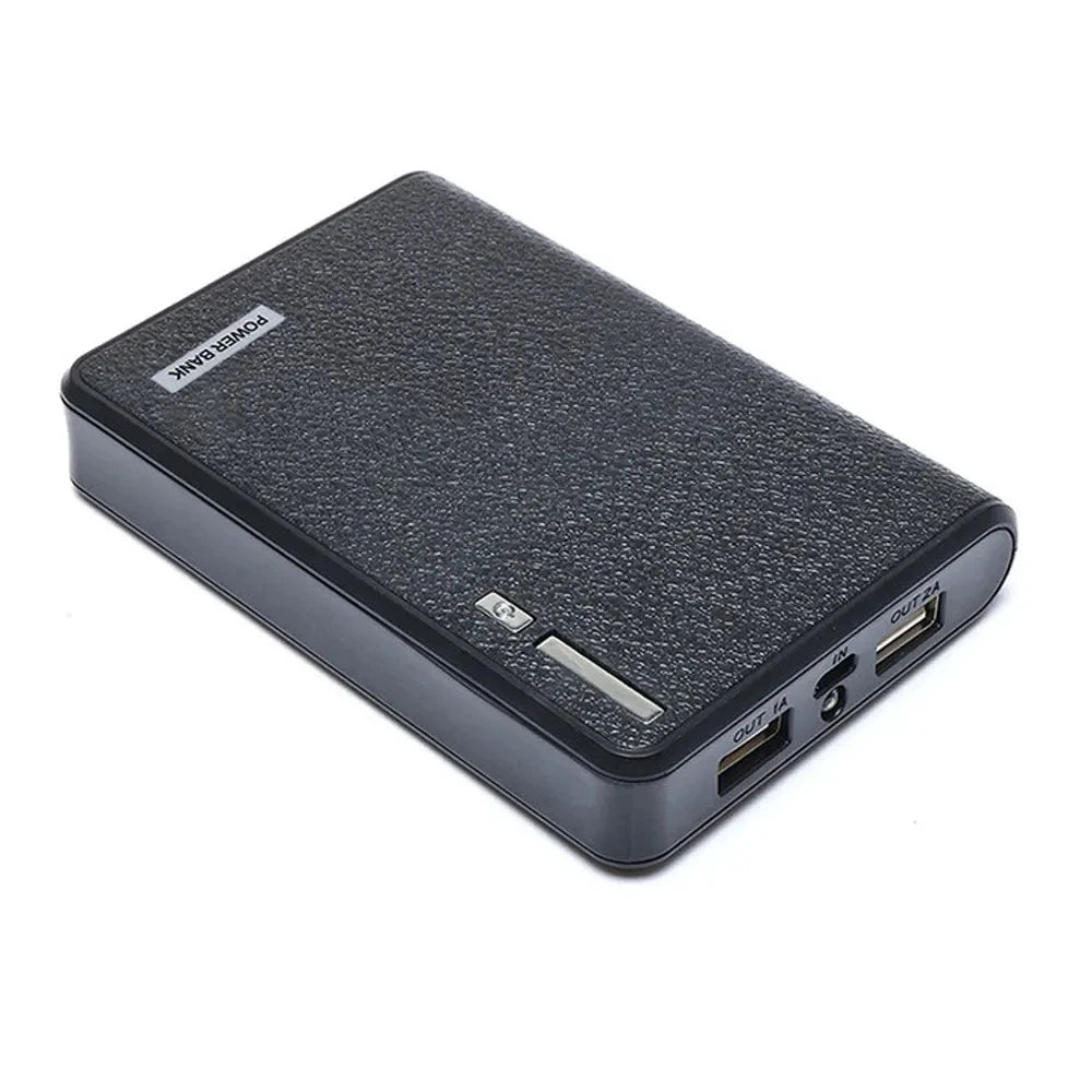 DIY 4*18650 Power Bank Fall 4 in 1 Batterie Ladung Lagerung Box Shell Micro USB mit Taschenlampe für Lade Mobiltelefone