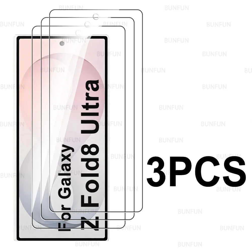 6-in-1 Schutzfolie für Samsung Galaxy Z Fold8 Ultra 5G: Displayschutz, Kamerafolie, gehärtetes Glas für die äußere Schale