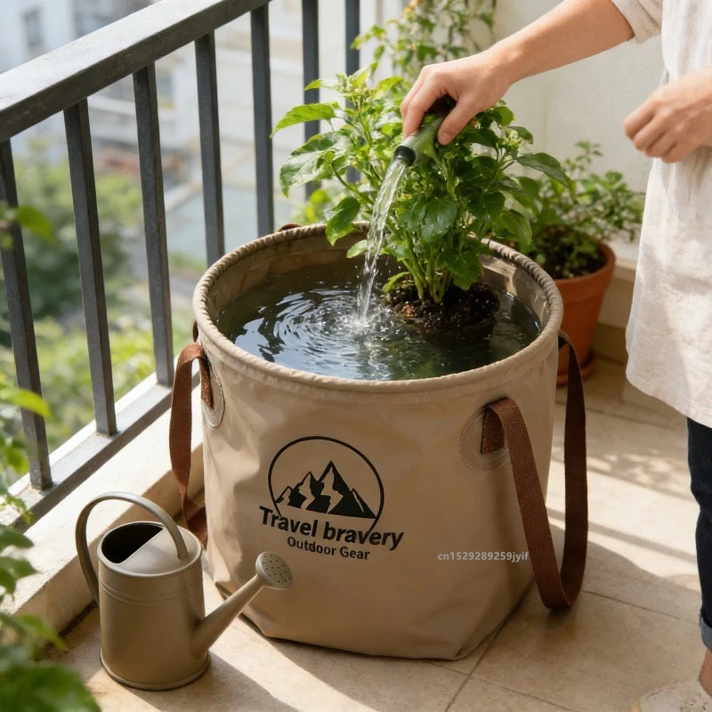 5L/10L/20L Multifunktionale Klapp Eimer Tragbare Reise Faltbare Becken Camping Wandern Angeln Lagerung Eimer Bad Lieferungen