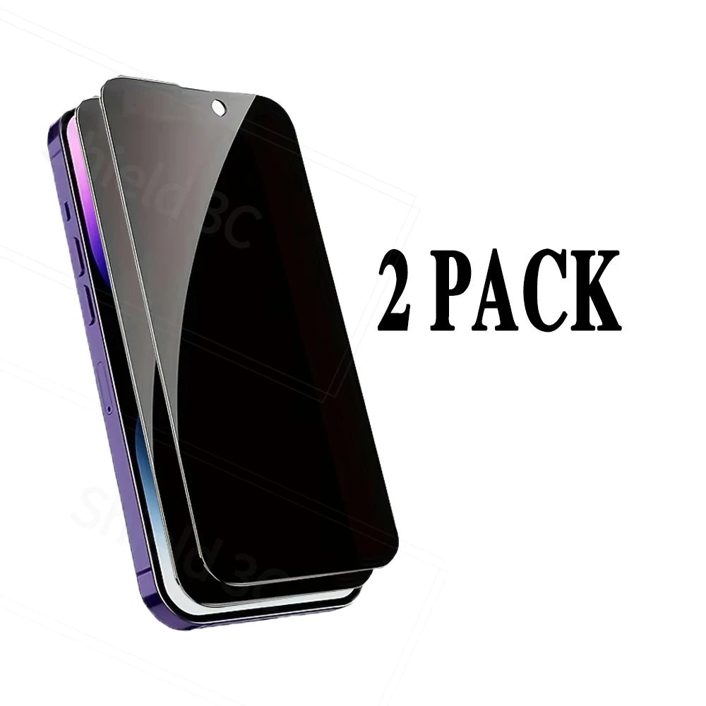 1-5 Stück Vollständiger Sichtschutz-Bildschirmschutz für iPhone 18 Pro Max 17 16 15 14 13 12 11 Pro X XR XS Max 16 15 Plus Anti-Spy Glas
