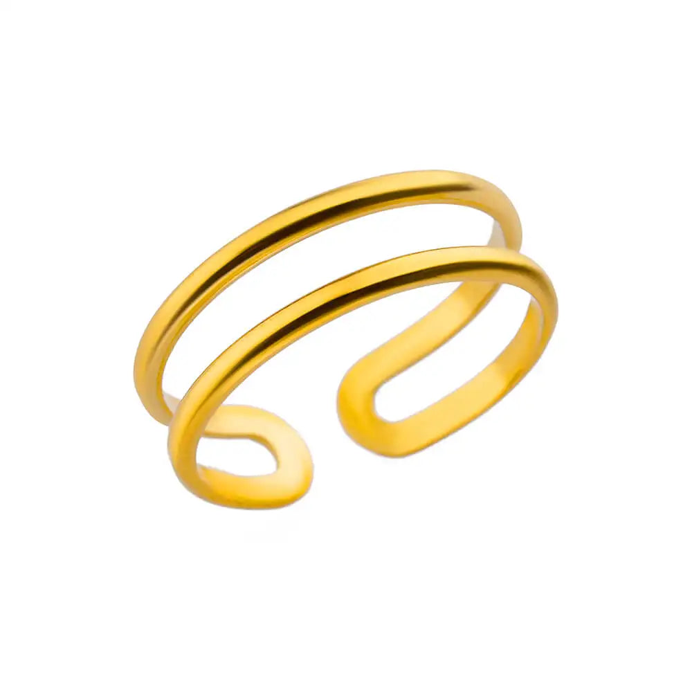 Edelstahl Runde Ringe Für Frauen Zirkon Geometrische Gold Farbe Kristall Ring Ästhetischen Hochzeit Schmuck Geschenk Bague Femme