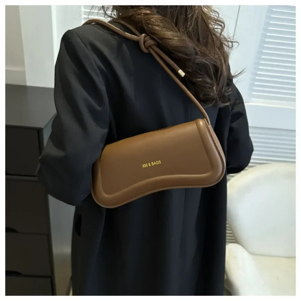 Damen Schulter Umhängetaschen PU Leder Frauen Unterarm Taschen Einfarbig Kleine Top-griff Taschen Geldbörse Weibliche Täglichen Handtaschen