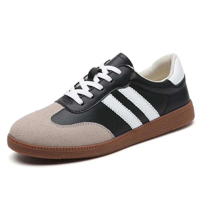 Frauen Schuhe Mode Lässig Wohnungen Vulkanisieren Schuhe Damen Outdoor Walking Turnschuhe Frauen Bequeme Klassische Schuhe Schwarz Weiß