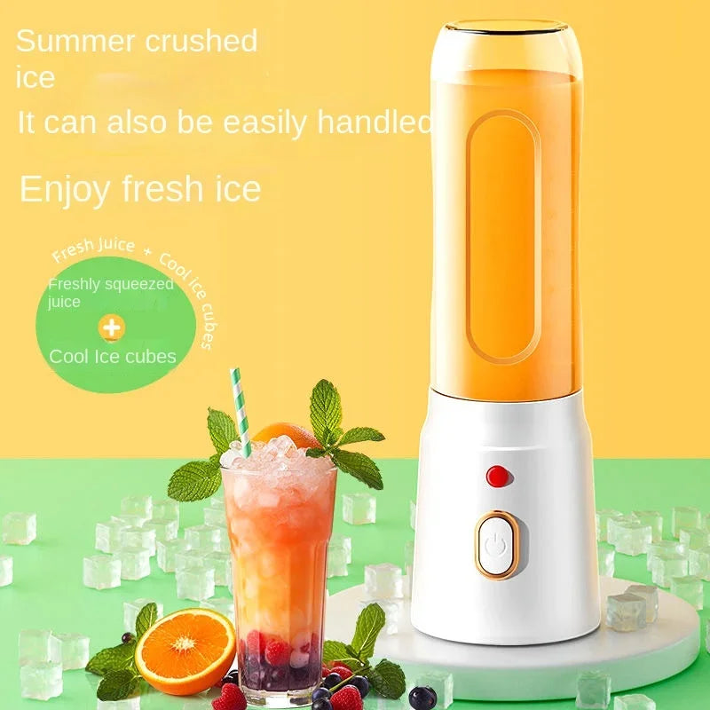 Tragbarer Küchenmixer, kabellose elektrische Fruchtentsaftermaschine für Orangen-Eiszerkleinerung, 10 Klingen, zusätzliche Lebensmittelmaschine, Mixer