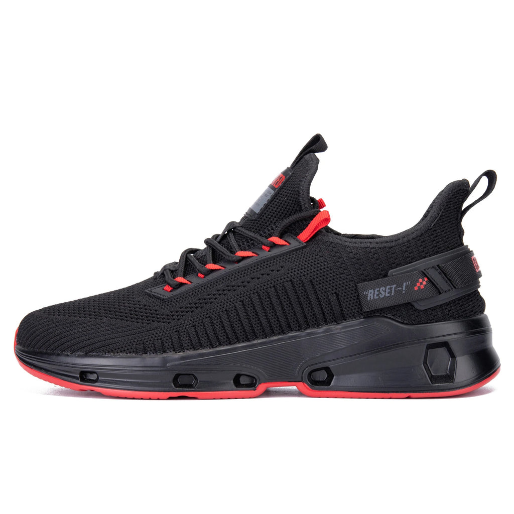 Baasploa Laufschuhe für Herren, leichte, lässige Herren-Designer-Mesh-Sneaker mit Schnürung, Outdoor-Sport-Wanderschuhe für Herren
