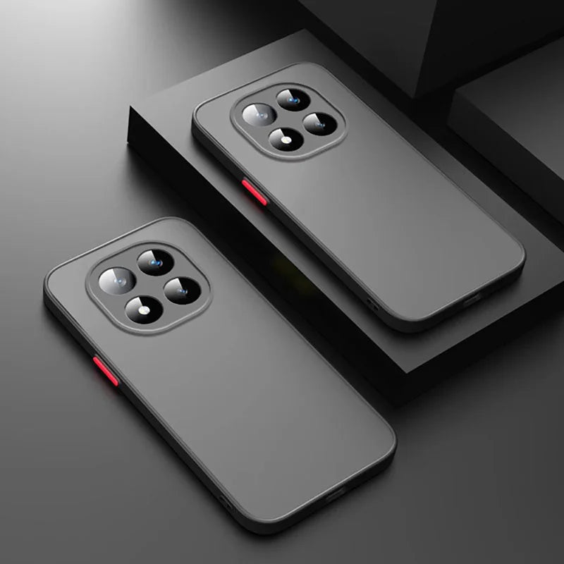 Transparente Schutzhülle für Xiaomi Redmi Note 15 14 13 Pro Plus Stoßfeste Handyhüllen für Redmi Note 15 Pro 5G 4G Matte Abdeckung