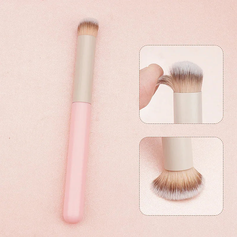 Schwamm Concealer Make-Up Pinsel Lippenstift Lippen Pinsel Weiche Puderquaste Nass Trocken Verwenden Gesicht Konturierung Blending Make-Up Pinsel Werkzeuge