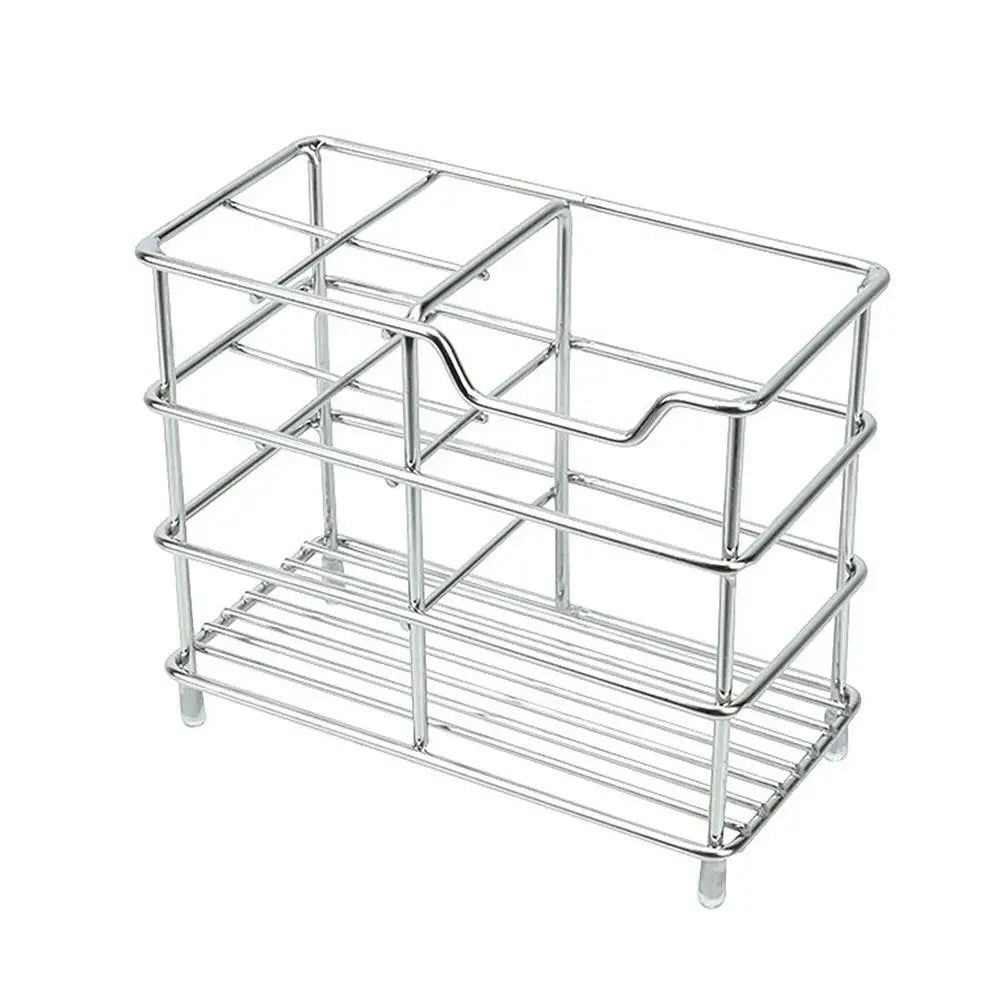 1PC Badezimmer Zahnbürste Halter Edelstahl Schwarz Silber Waren Regal Zahnpasta Halter Stehen Langlebig Badezimmer Organizer