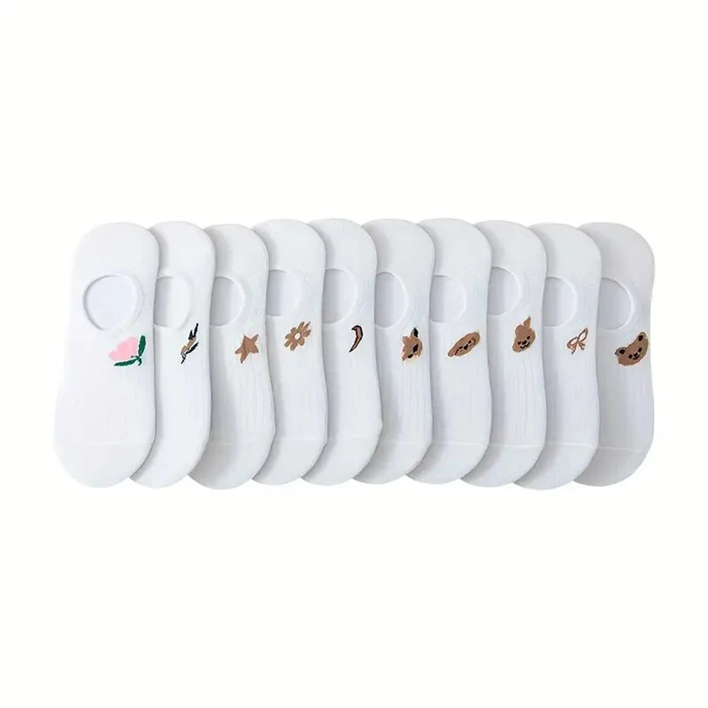 5 Paar Herrensocken, hochwertige Frühlings- und Herbstverdickte, atmungsaktive Bootssocken, niedrig geschnittene Socken mit flachem Mund, Freizeitsocken für Herren