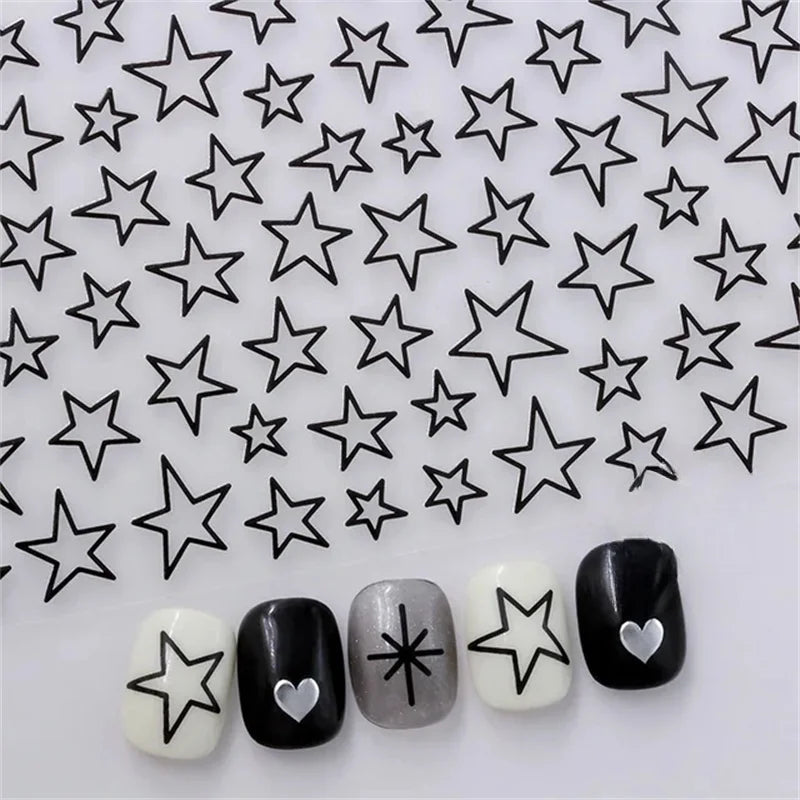 1 stücke 5D Luxus Glitter Blau Schmetterling Nail art Aufkleber Retro Luxus Selbstklebende Transfer Nagel Dekorationen Slider Aufkleber DIY
