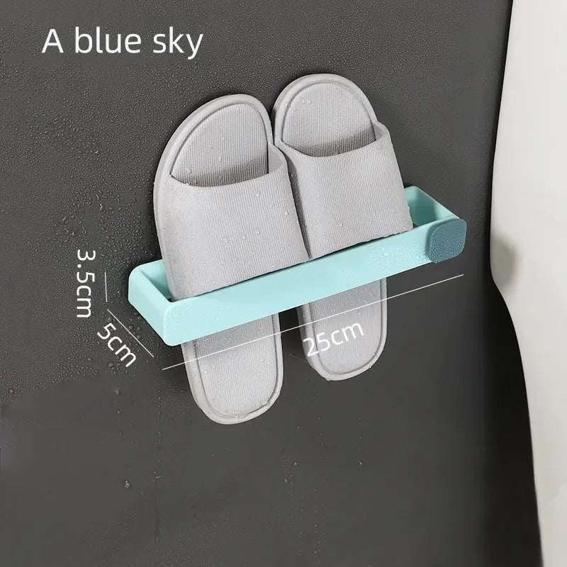 Badezimmer Pantoffel regal kein Stanz wand montiertes einteiliges Schuh regal platzsparendes Regal Badezimmer hängen