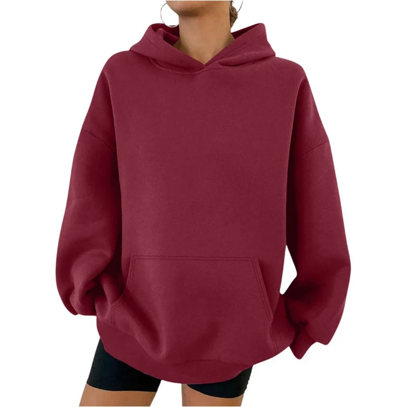 2026 Frühling Herbst Herren Casual Hoodies Damen Locker Sitzende Langarm-Pullover Modische Mehrfarbige Oberteile Übergroße Kapuzenpullover Sweatshirts