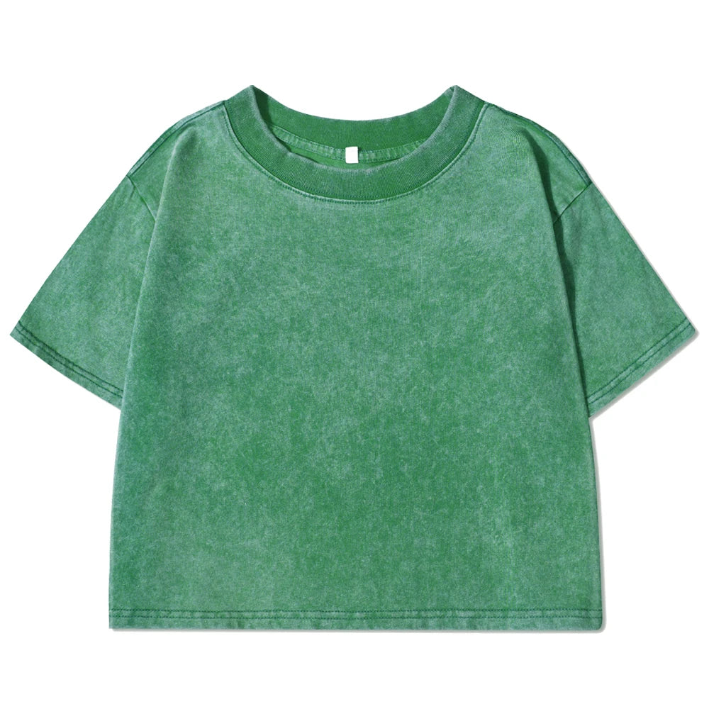 Einfarbiges Slim-Fit T-Shirt für Damen, Modisches Weiches Baumwoll-Shirt mit Strass-Verzierung, Kurzarm, Coole Kleidung für Frauen