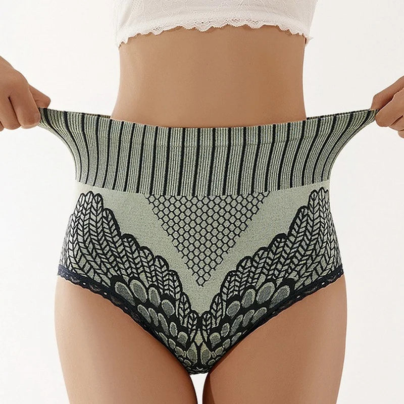 Neue Weiche Dehnbare Nahtlose Hochtaillierte Slips Damen Shapewear Unterwäsche Atmungsaktiv Komfortabel Täglich Tragbar Übergröße Damenunterhosen
