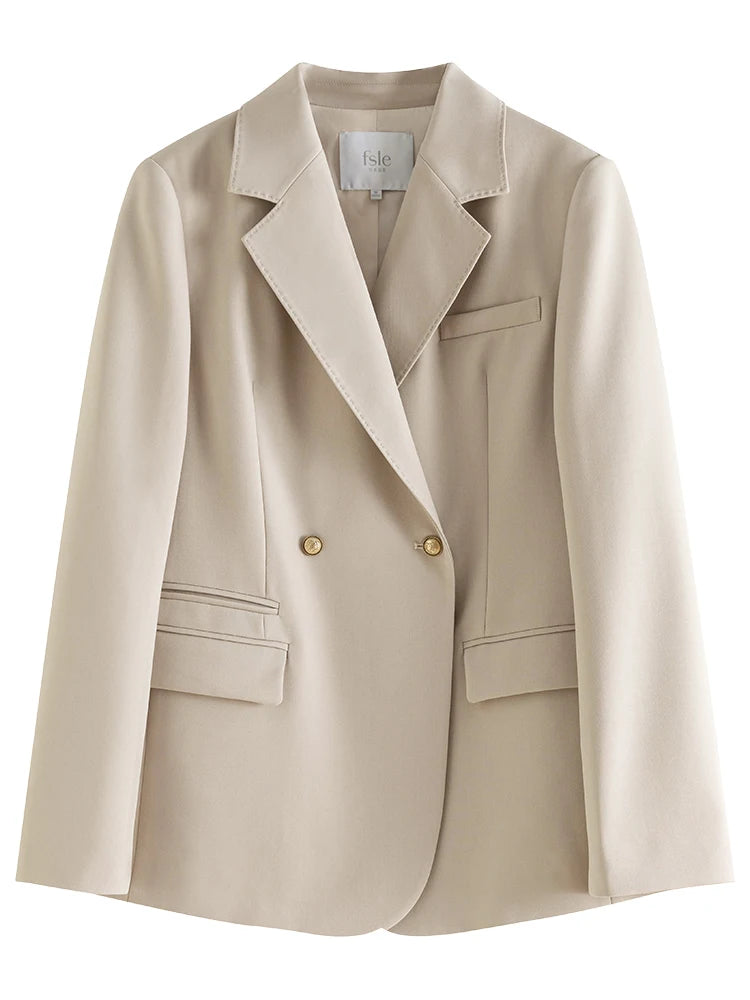 Fsle Frauen Blazer Temperament Anzug Jacke für Büro Dame setzt formale weibliche Blazer Weste Rock 24 fs11075