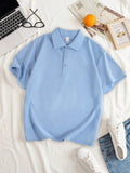 Frauen Einfarbig Polo-Shirt Sommer Casual Kühles Gefühl Antibakterielle Tops Atmungsaktive Kurzen ärmeln Revers Slim Fit 2025, Kleidung