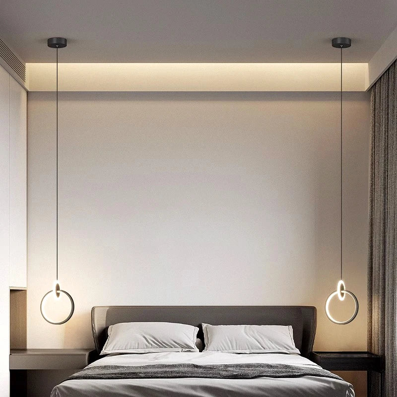1 Stück Moderne LED-Leuchte für Zuhause, Schlafzimmerlampe, Nachttischlampe, Pendelleuchte, LED-Kronleuchter, Hängeleuchte, Innenbeleuchtung