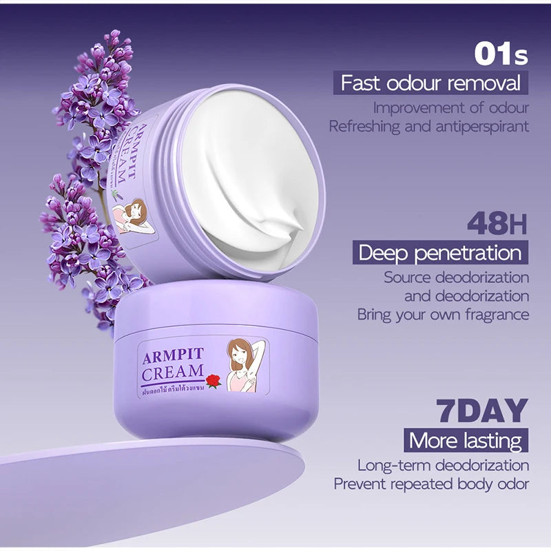 Kräuter-Deodorant Fester Achselbalsam Antiperspirant Natürlicher Erfrischer Rose Lavendel Achsel-Deodorant Fester Duft Dean Taste