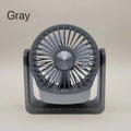 MEET SUN 500mAh Desktop Leiser Mini-Ventilator Handlicher Kühlventilator Make-up Nachbearbeitungswerkzeug Sommer-Essential Persönlicher Lüfter