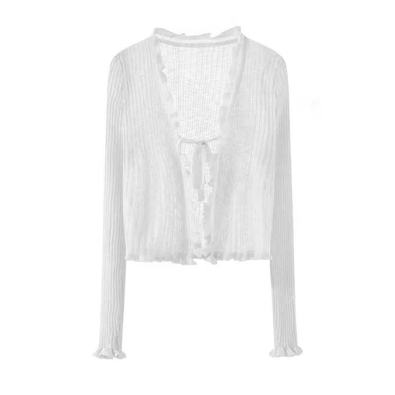 2026 Sommer Langarm Vintage National Trend Damenbekleidung Ausgehöhlte Spitze Patchwork Chiffon Hemden Damen Blusen Großhandel