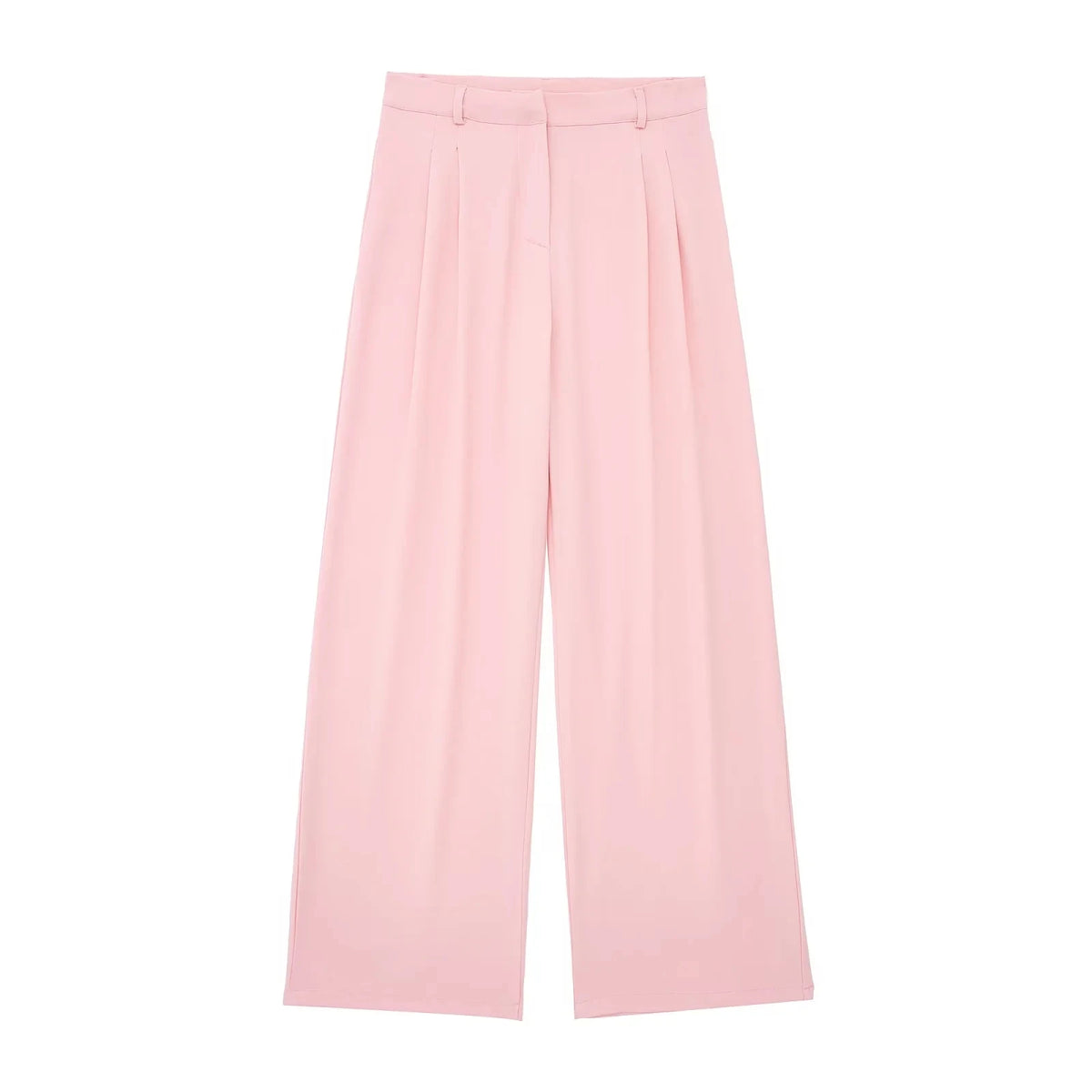 HH Hose-Sets für Damen, modisch, gelb, rückenfrei, Knopfhalter, bauchfreie Weste, Oberteil, gerade Hose, eleganter Büro-Damenanzug