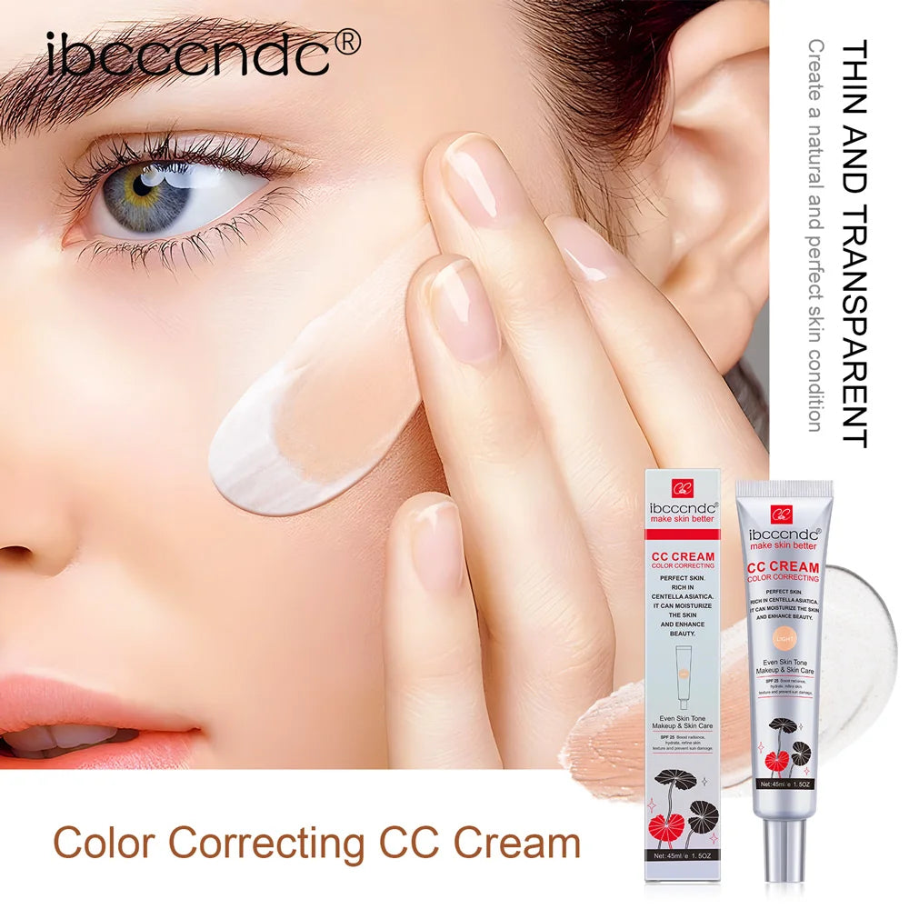 CC Creme Wasserdicht Feuchtigkeitsspendende Korrektur Anti-schweiß Make-Up Vor Concealer Dauerhafte Frauen Make-Up Schützen Haut Make-Up