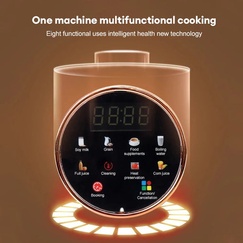1500 ml Sojamilch Maschine Elektrische Entsafter Mixer Sojamilch Maker Wand Brechen Maschine 10-blatt Klinge Frühstück Maschine