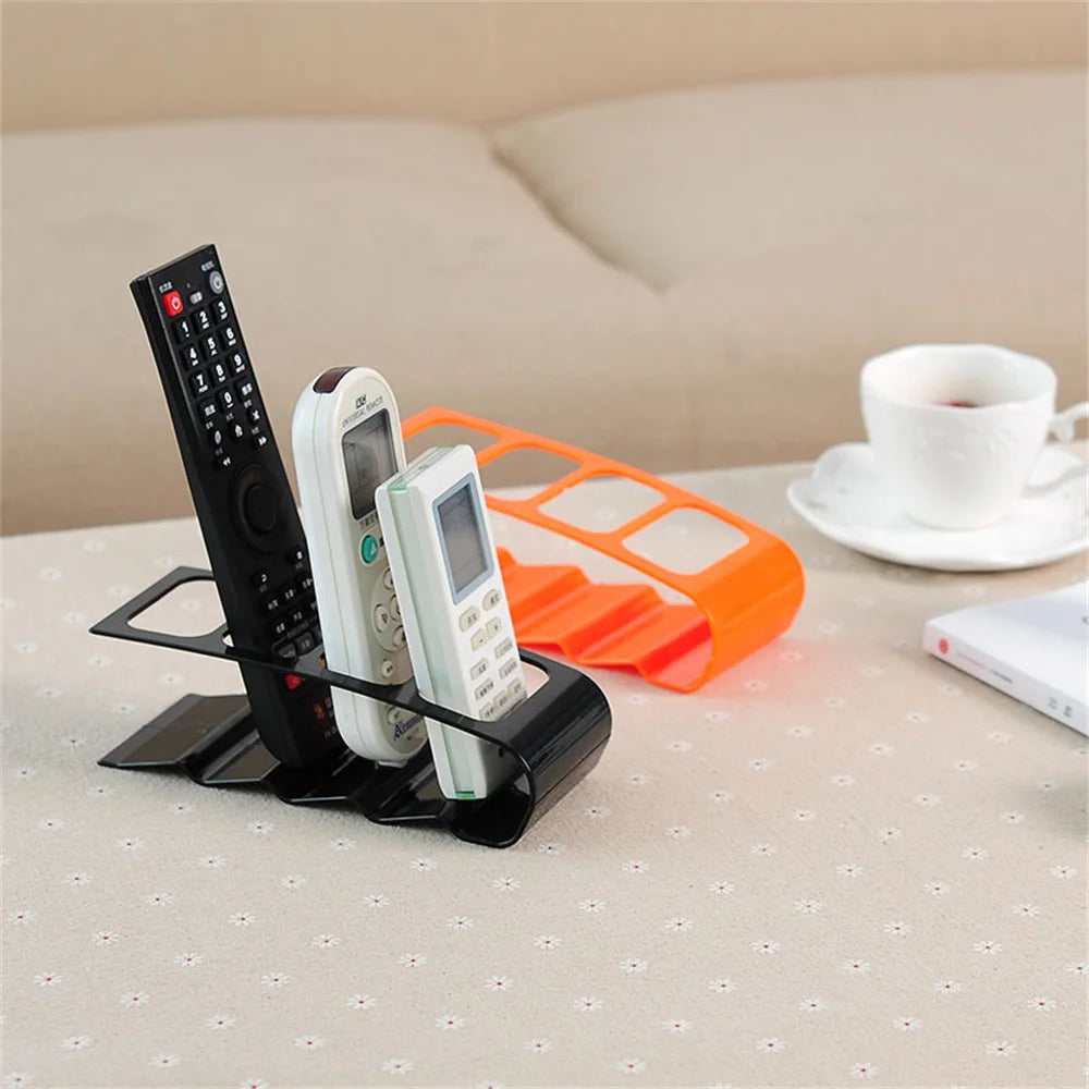 4 Abschnitt TV-Fernbedienung Stand halter Haushalts gerät Fernbedienung Lager regal Desktop-Halterung für zu Hause Wohnzimmer Büro