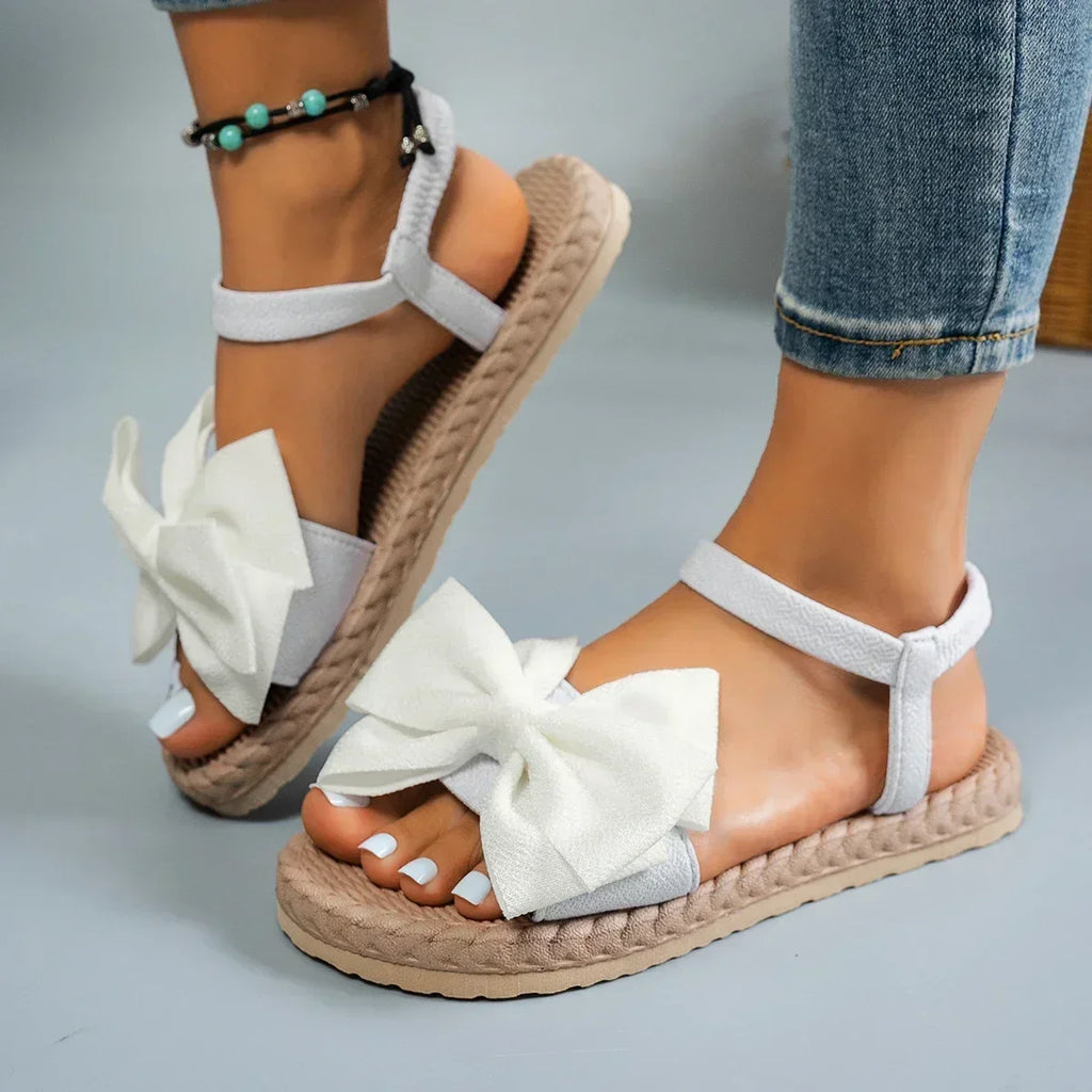 Frauen Sandalen 2025, Neue Sommer Leichte Sandalen Mode Strand Casual Hausschuhe Outdoor Fliege Flache Schuhe Hause plattform sandalen