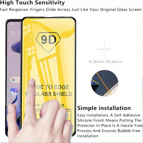 1-5 Stück 9D Panzerglas für iPhone 17 Pro Max, Air 16 Pro, 16 Plus, 16e, 15, 18, 14, 13, 12 mini, 11, X, XR, Xs Max, 6, 7, SE Displayschutz