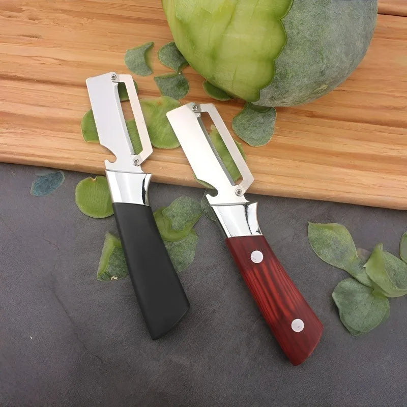 Edelstahl-Schäler, super scharf, ergonomisches Design, multifunktionales Küchenwerkzeug, Gemüse- und Obstschäler für den Haushalt