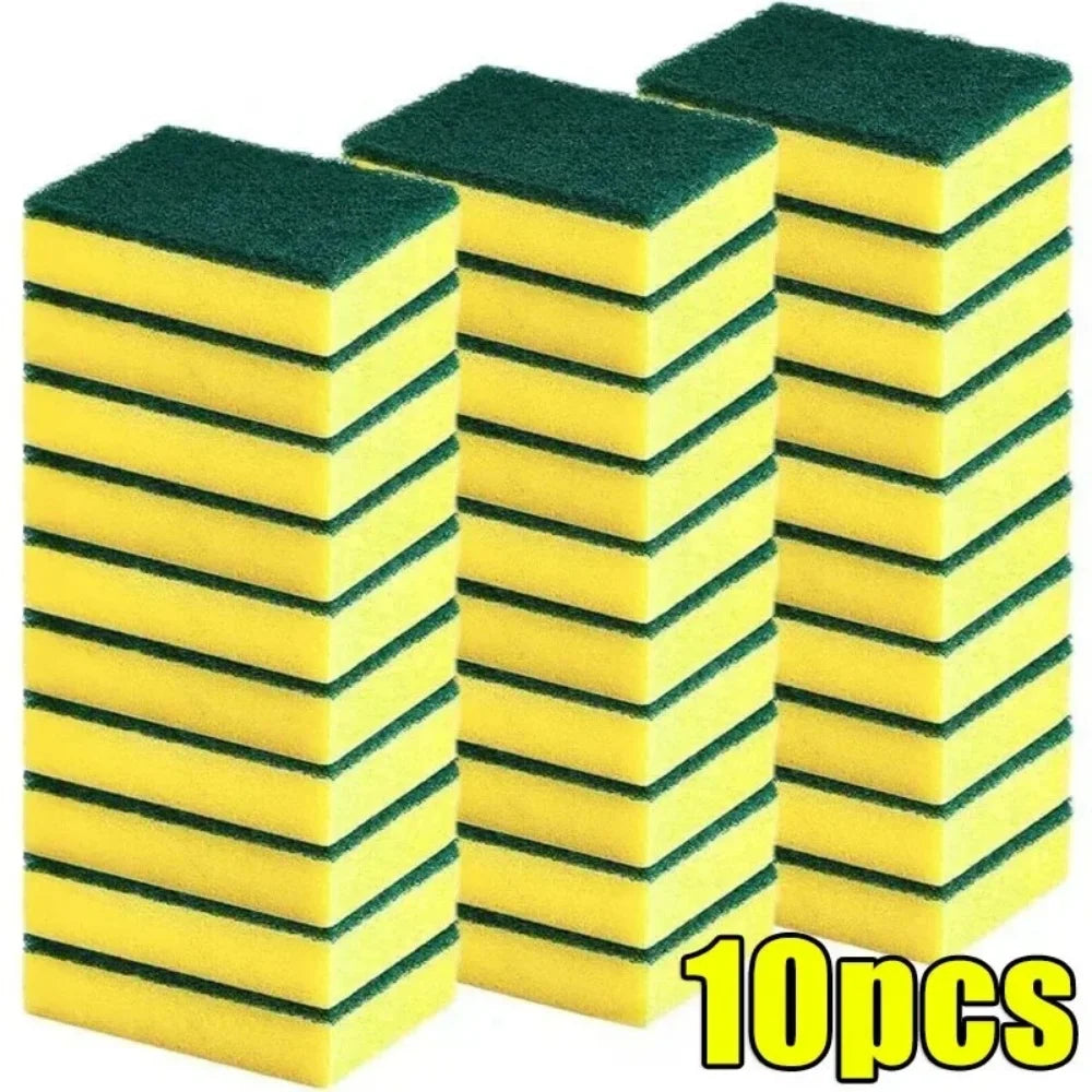 10/30/50PCS Hoch Saugfähigen doppelseitige Reinigung Schwamm Waschen Schüssel Topf Rost Fleck Küche Fett Schwamm pinsel Haushalts Werkzeug