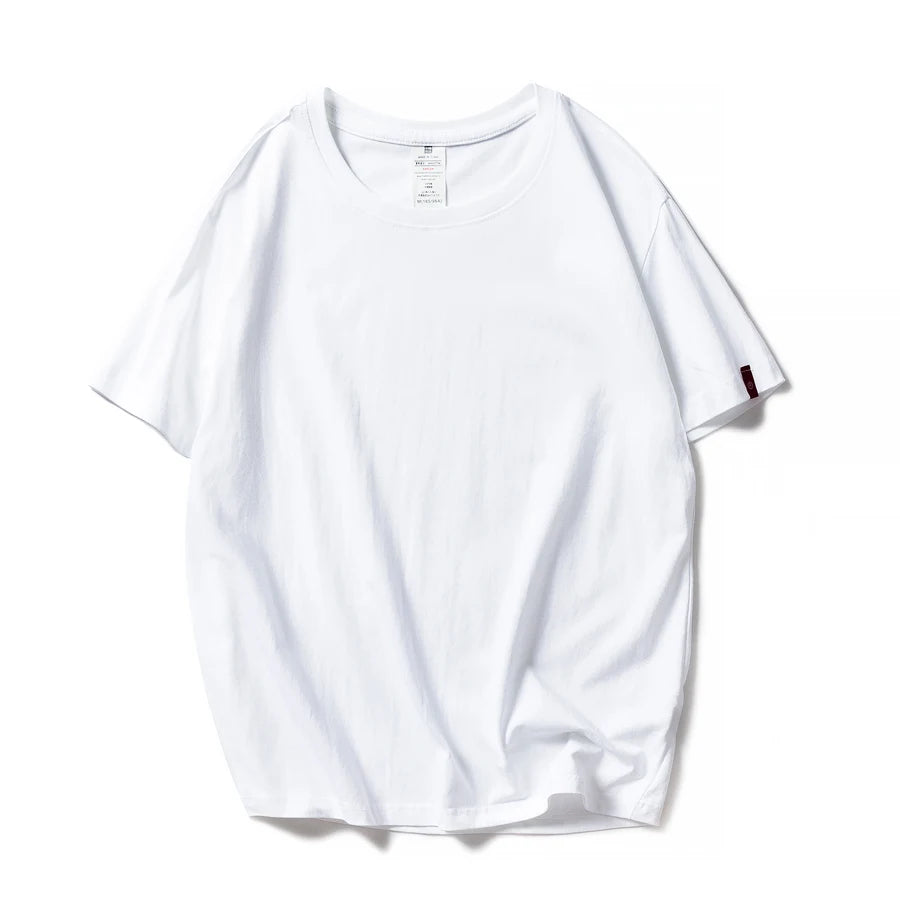 MOINWATER Neue Frauen Schwarz Weiß T-shirts Dame Solide Baumwolle Tees Kurzarm T shirts Weibliche Sommer Tops für Frau