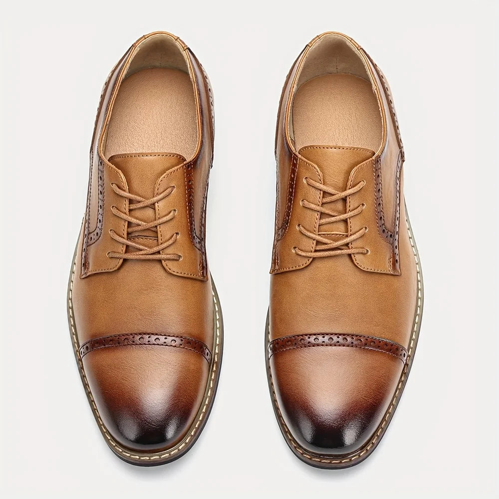 Herrenschuhe Komfortabel Stilvoll Business Gentleman Herren Lederschuhe